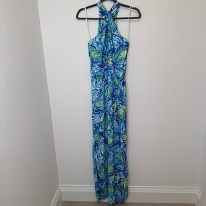 Lilly Pulitzer Vibrant Swirl Halter Jumpsuit